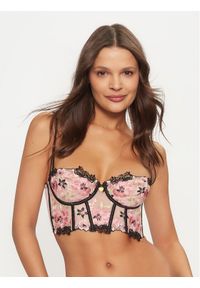 TwinSet - TWINSET Gorset 242LL6BZZ Różowy. Kolor: różowy. Materiał: syntetyk #1