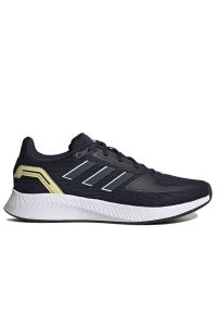 Adidas - Buty adidas Run Falcon 2.0 GV9572 - czarne. Okazja: na spacer. Kolor: czarny. Materiał: guma. Szerokość cholewki: normalna. Sport: bieganie #1
