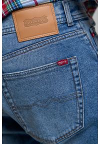 Big-Star - Spodnie jeans męskie loose Colson 258. Okazja: na co dzień. Kolor: niebieski. Styl: casual, elegancki #6
