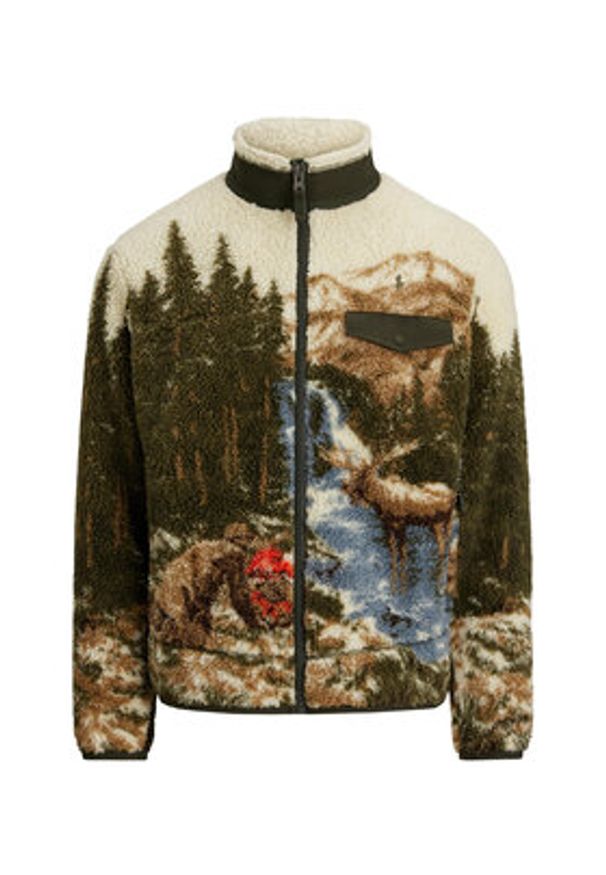 Polo Ralph Lauren Polar 710980791001 Zielony Relaxed Fit. Typ kołnierza: polo. Kolor: zielony. Materiał: syntetyk