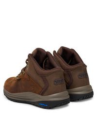 skechers - Skechers Trekkingi Meroe 205285 BRN Brązowy. Kolor: brązowy. Materiał: skóra. Sport: turystyka piesza #5