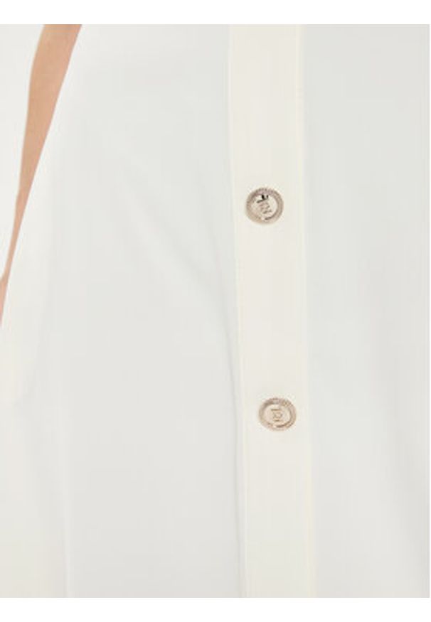 Rinascimento Spódnica midi CFC0118363003 Écru Regular Fit. Materiał: syntetyk