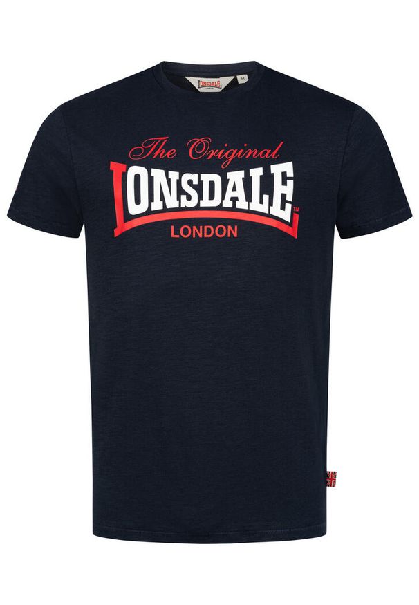 Koszulka Lonsdale Aldingham. Kolor: wielokolorowy, niebieski, czerwony