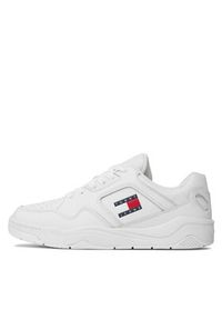 Tommy Jeans Sneakersy Tjm Leather Outsole Color EM0EM01350 Biały. Kolor: biały. Materiał: skóra #3