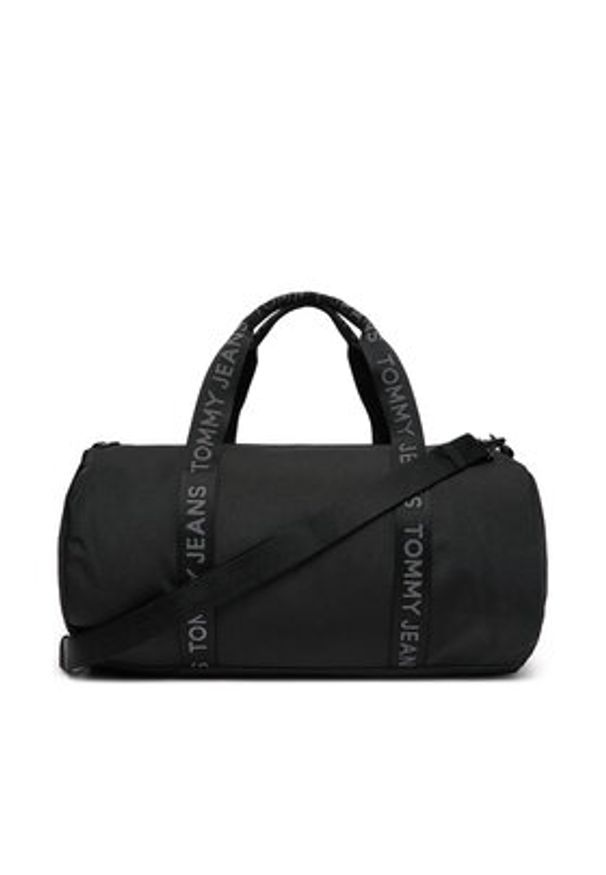 Tommy Jeans Torba Tjm Ess Daily Duffle AM0AM13704 Czarny. Kolor: czarny. Materiał: materiał