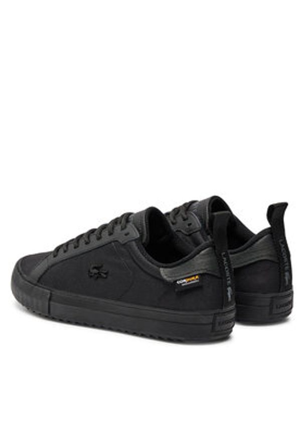 Lacoste Sneakersy 7-48SFA0005 Czarny. Kolor: czarny. Materiał: skóra