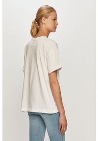 Dash My Buttons - T-shirt Muse. Okazja: na co dzień. Kolor: biały. Wzór: nadruk. Styl: casual #2