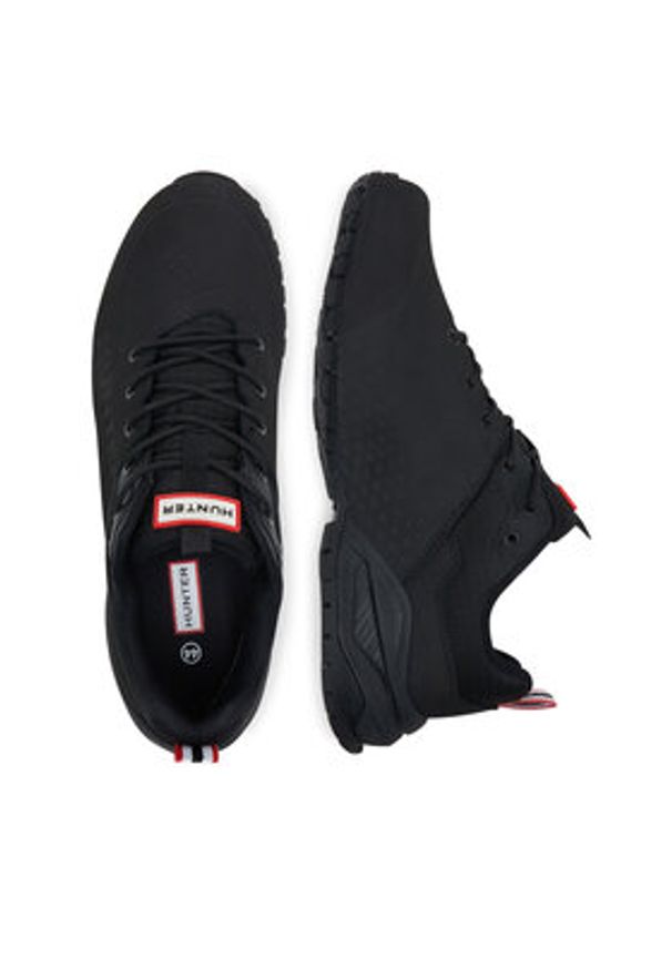 Hunter Trekkingi H3-001 Czarny. Kolor: czarny. Materiał: skóra, syntetyk. Sport: turystyka piesza