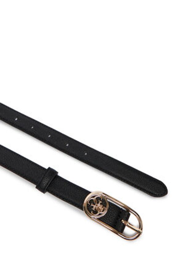 Guess Pasek Damski BW9279 P5425 Czarny. Kolor: czarny. Materiał: skóra