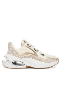 MICHAEL Michael Kors Sneakersy Toni 43T5TRFS2B Beżowy. Kolor: beżowy. Materiał: materiał