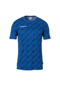 UHLSPORT - Koszulka Uhlsport Progressive 28. Kolor: wielokolorowy, niebieski, czarny. Materiał: materiał. Wzór: nadruk. Sport: piłka nożna #1