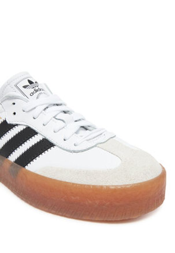 Adidas - adidas Sneakersy Sambae JI1349 Biały. Kolor: biały. Materiał: skóra