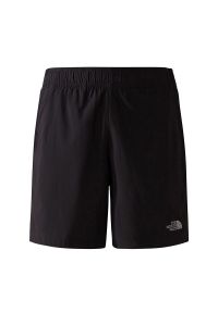 Spodenki The North Face 24/7 0A3O1B4H01 - czarne. Kolor: czarny. Materiał: materiał, poliester, skóra, tkanina