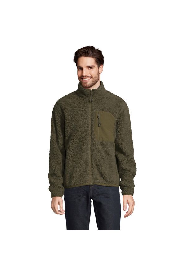 SOL'S - Kurtka Unisex Dla Dorosłych Fury Sherpa. Kolor: zielony, wielokolorowy, szary