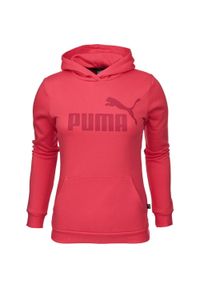 Bluza sportowa dla dzieci Puma ESS Logo Hoodie FL. Kolor: czerwony