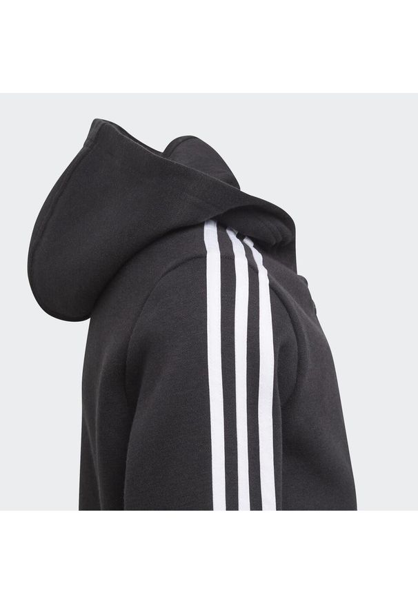 Adidas - Bluza dla dzieci adidas Essentials 3-Stripes Hoodie. Typ kołnierza: kaptur. Kolor: biały, wielokolorowy, czarny