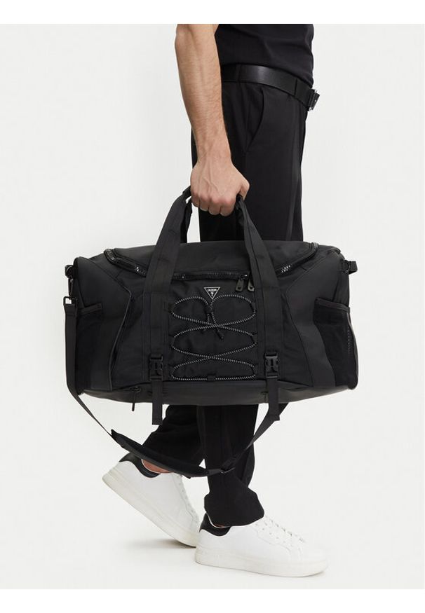 Guess Torba podróżna TMTRHN P5224 Czarny. Kolor: czarny. Materiał: skóra