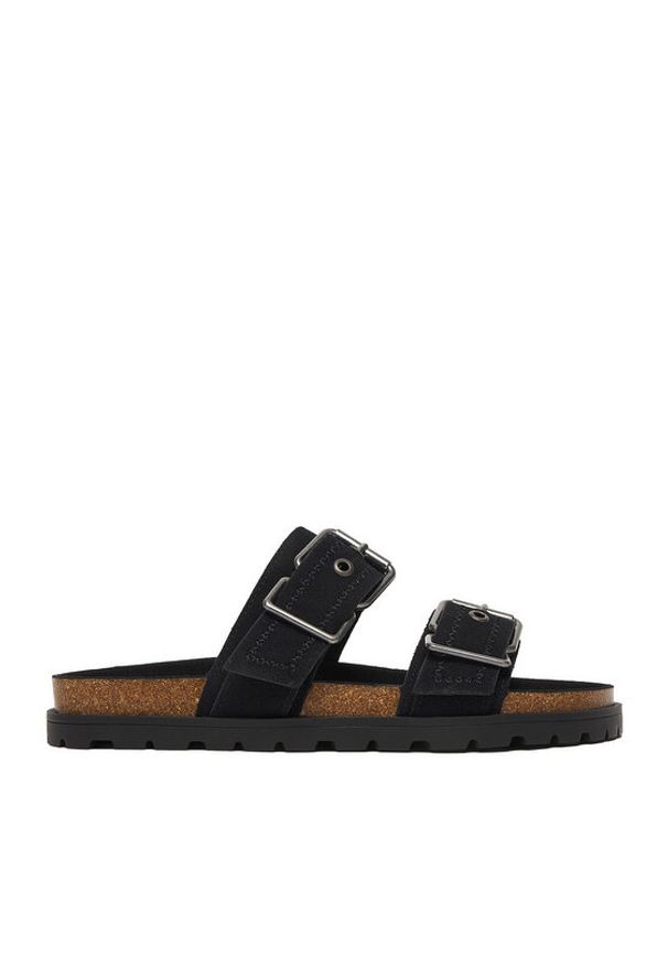 DeeZee Klapki CEO-HSCB25230318-2 Czarny. Kolor: czarny. Materiał: materiał