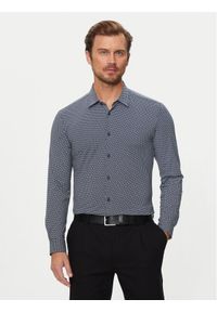 BOSS - Boss Koszula Roan 50522091 Czarny Slim Fit. Kolor: czarny. Materiał: syntetyk #1