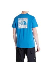 Koszulka sportowa męska The North Face M S/S REDBOX CEL TEE. Kolor: wielokolorowy. Długość rękawa: krótki rękaw. Długość: krótkie