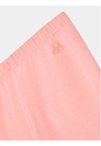 United Colors of Benetton - United Colors Of Benetton Legginsy 3DKEGF028 Różowy Slim Fit. Kolor: różowy. Materiał: bawełna