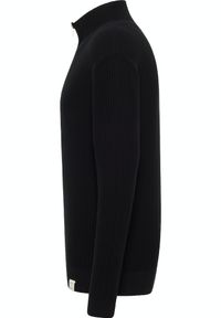 Męski Sweter Mustang Style Emil T Ziptroyer Black 1014440 4142. Okazja: na co dzień. Materiał: bawełna. Długość rękawa: długi rękaw. Długość: krótkie. Styl: casual, elegancki #4