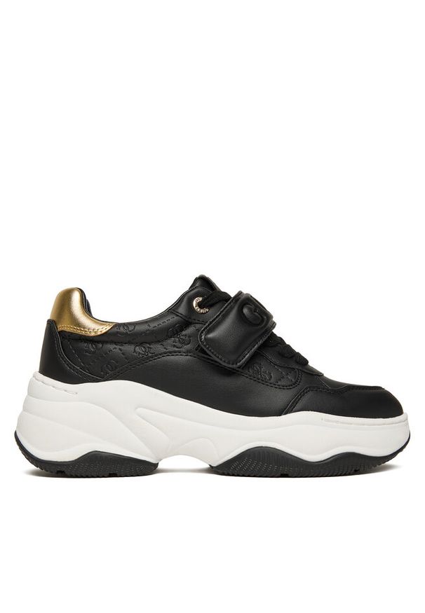 Sneakersy Guess. Kolor: czarny