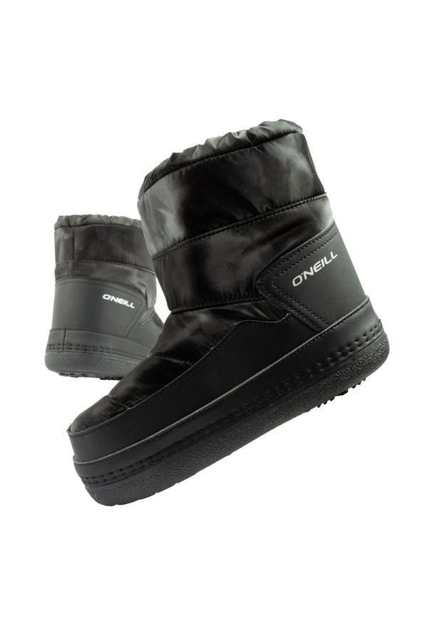 O'Neill - Buty śniegowce damskie O'neill Lisa. Kolor: czarny. Materiał: tkanina, materiał, skóra ekologiczna. Szerokość cholewki: normalna. Sezon: zima