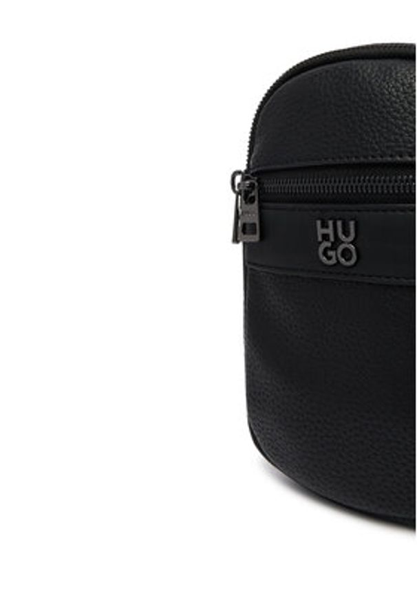 Hugo - HUGO Saszetka Quantic 50558410 Czarny. Kolor: czarny. Materiał: skóra