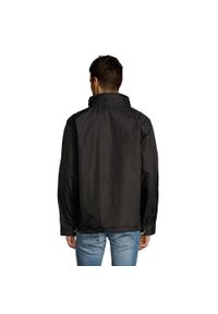 SOL'S - Wiatrówka Mistral Dla Dorosłych Unisex. Kolor: czarny