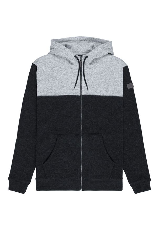 Quiksilver Bluza Keller Block Zip EQYFT05122 Szary Regular Fit. Kolor: szary. Materiał: syntetyk