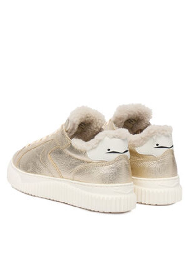 Voile Blanche Sneakersy Lipari 2017113.19.0Q06 Złoty. Kolor: złoty. Materiał: skóra