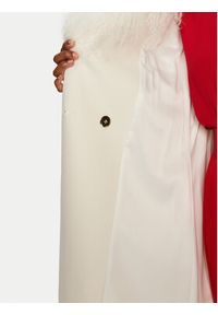 YES LONDON Płaszcz zimowy CD1202/MONGOLIA Écru Regular Fit. Materiał: syntetyk. Sezon: zima #7