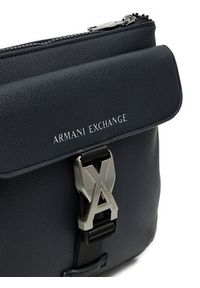 Armani Exchange Saszetka 952698 4F864 00035 Granatowy. Kolor: niebieski. Materiał: materiał #3