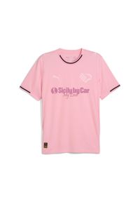 Puma - Palermo F.C. Replika męskiej koszulki domowej 25/26 PUMA. Kolor: różowy. Sport: piłka nożna #1