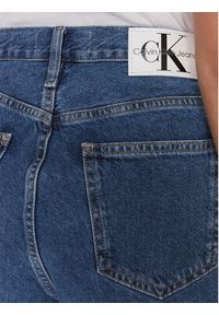 Calvin Klein Jeans Szorty jeansowe Mom Short J20J222801 Niebieski Mom Fit. Kolor: niebieski. Materiał: bawełna