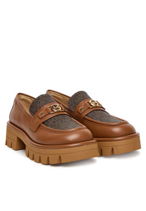 MICHAEL Michael Kors Loafersy Mandy 40T5MAFP2L Brązowy. Kolor: brązowy. Materiał: skóra