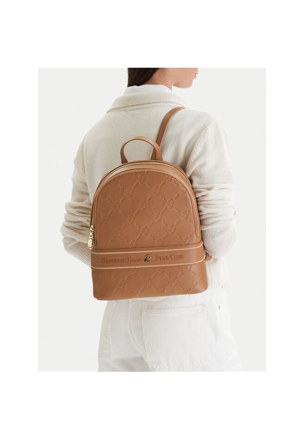 Plecak Beverly Hills Polo Club. Kolor: brązowy