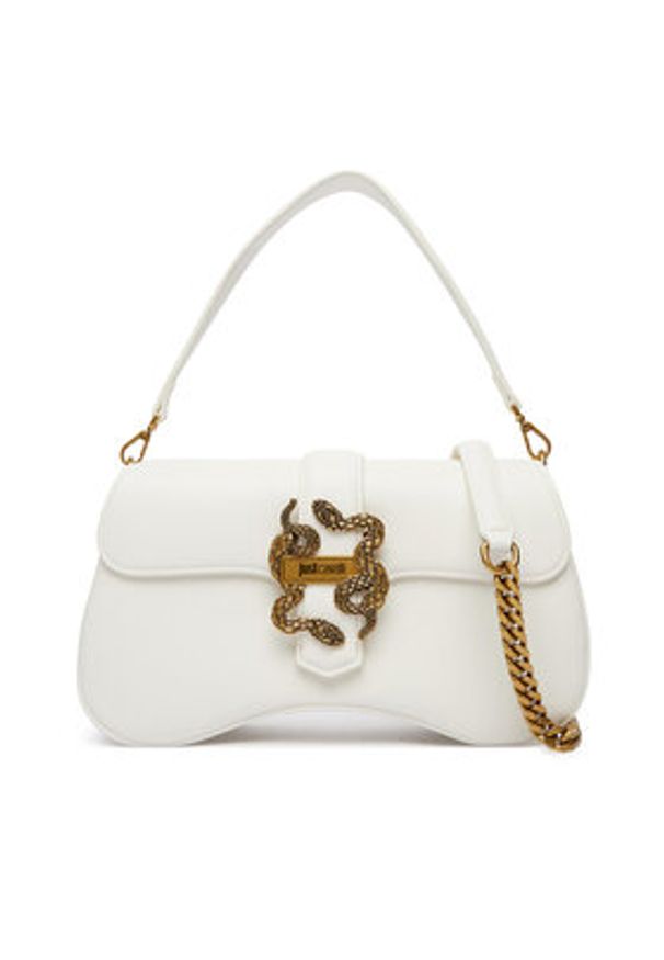 Just Cavalli Torebka 80RA4BA1 ZSA89 Biały. Kolor: biały. Materiał: skórzane