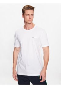 BOSS - Boss T-Shirt Tee Curved 50469062 Biały Regular Fit. Kolor: biały. Materiał: bawełna #1