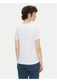 Pepe Jeans T-Shirt Rosalind PL506034 Biały Regular Fit. Kolor: biały. Materiał: bawełna