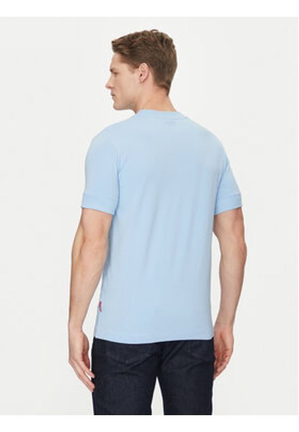 JOOP! Jeans T-Shirt 30044716 Błękitny Modern Fit. Kolor: niebieski. Materiał: bawełna
