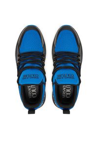 Versace Jeans Couture Sneakersy 80YA3SA3 Niebieski. Kolor: niebieski. Materiał: materiał #4