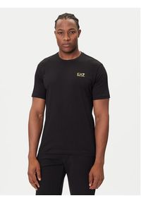 EA7 Emporio Armani T-Shirt 7M000567 AF10375 MC004 Czarny Regular Fit. Kolor: czarny. Materiał: bawełna #3