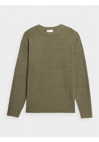 outhorn - Sweter oversize męski. Materiał: dzianina, materiał, elastan, poliester, akryl