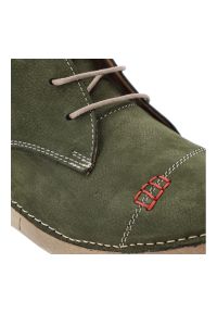 Zielone Botki Artiker Skórzane Obuwie Damskie. Okazja: na co dzień. Zapięcie: zamek. Kolor: zielony. Materiał: skóra. Sezon: wiosna, jesień. Styl: casual #5