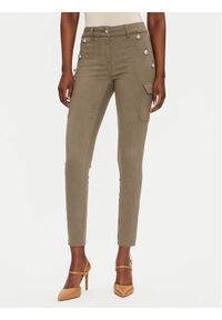 Morgan Jeansy 232-PEMA2 Khaki Skinny Fit. Kolor: brązowy