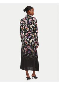 Desigual Sukienka koszulowa Camisero Acrilica 25WWVW11 Czarny Regular Fit. Kolor: czarny. Materiał: wiskoza. Typ sukienki: koszulowe #3