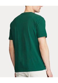 Ralph Lauren - RALPH LAUREN - Zielona koszulka z misiem Custom Fit. Okazja: na co dzień. Typ kołnierza: polo. Kolor: zielony. Materiał: bawełna. Wzór: nadruk. Styl: casual #3