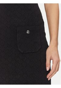 Guess Sukienka dzianinowa W5RK17 Z2YJ2 Czarny Slim Fit. Kolor: czarny. Materiał: wiskoza #5